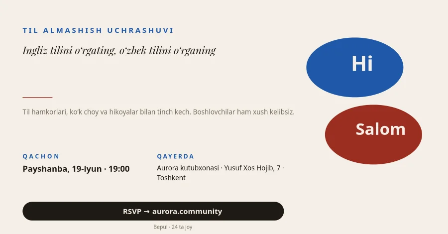 TIL ALMASHISH — Uchrashuv