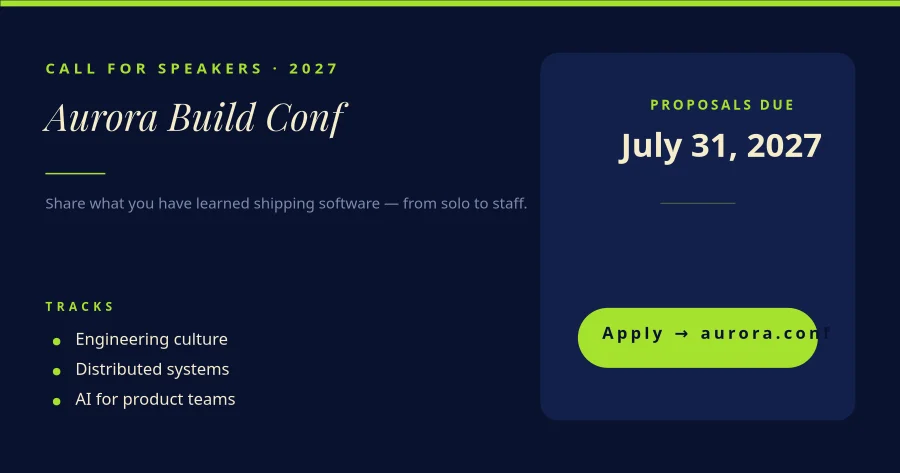 CONFERENCE — Call for Speakers