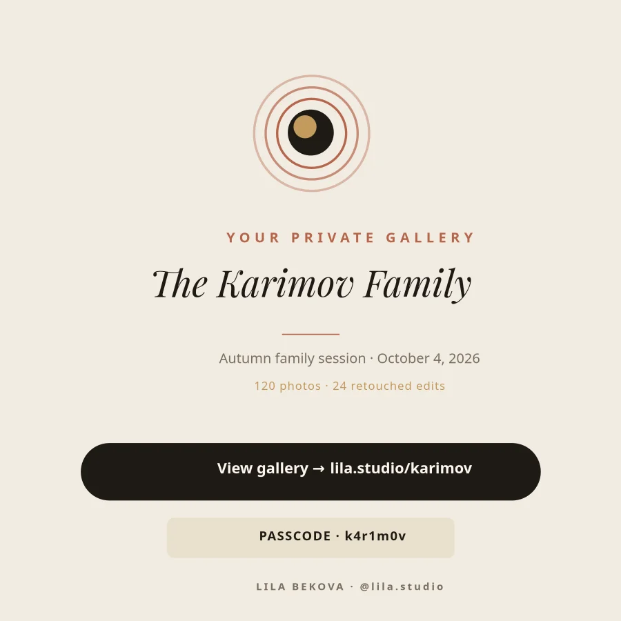 PHOTOGRAPHER — Private Gallery Cover