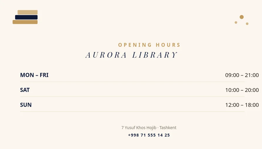 LIBRARY — Opening Hours