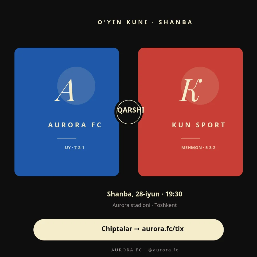 SPORT — O‘yin Kuni