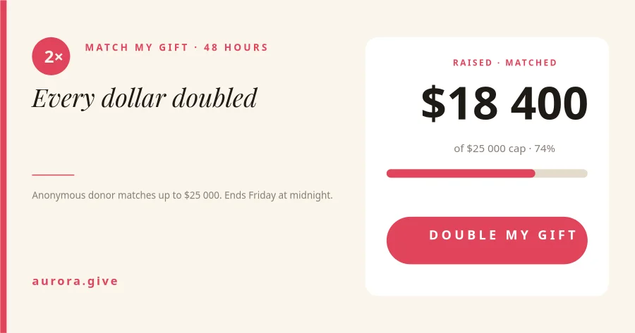 MATCH MY GIFT — Charity Match