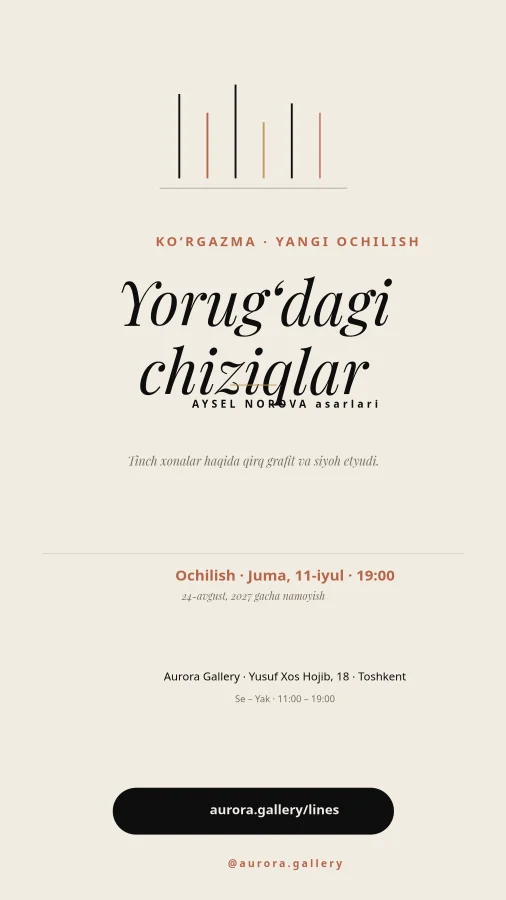 KO‘RGAZMA — Ochilish Kechasi