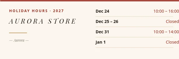 HOLIDAY HOURS — Email Header