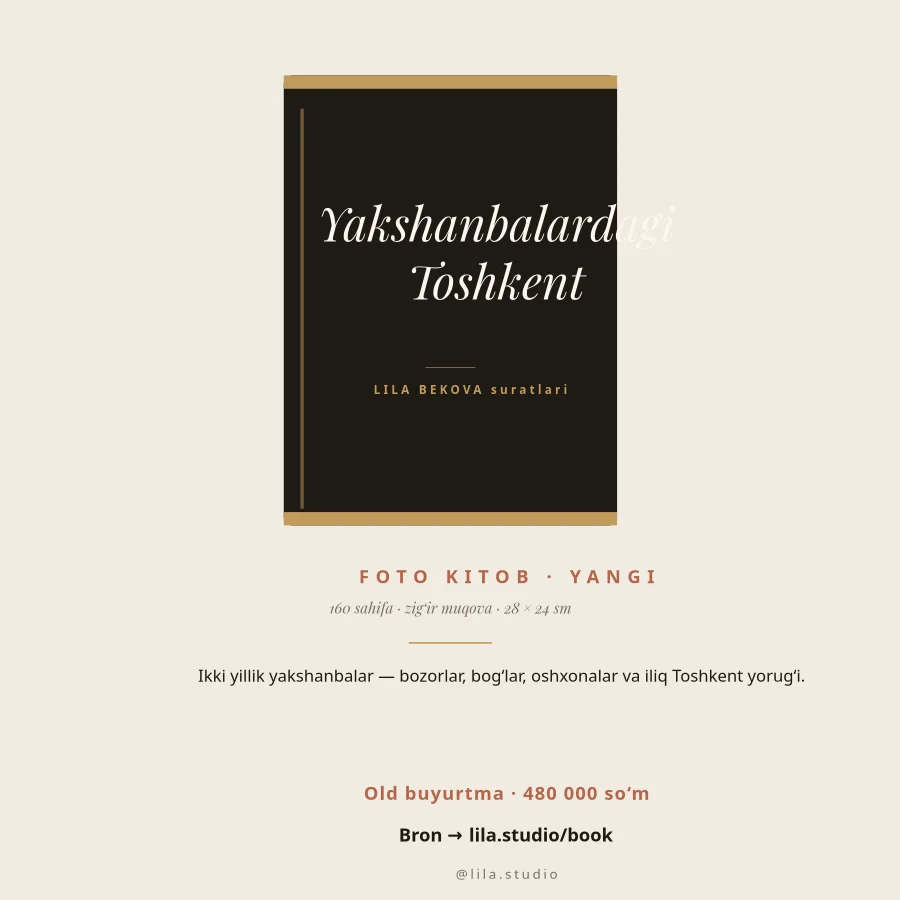 FOTO KITOB — Old Buyurtma