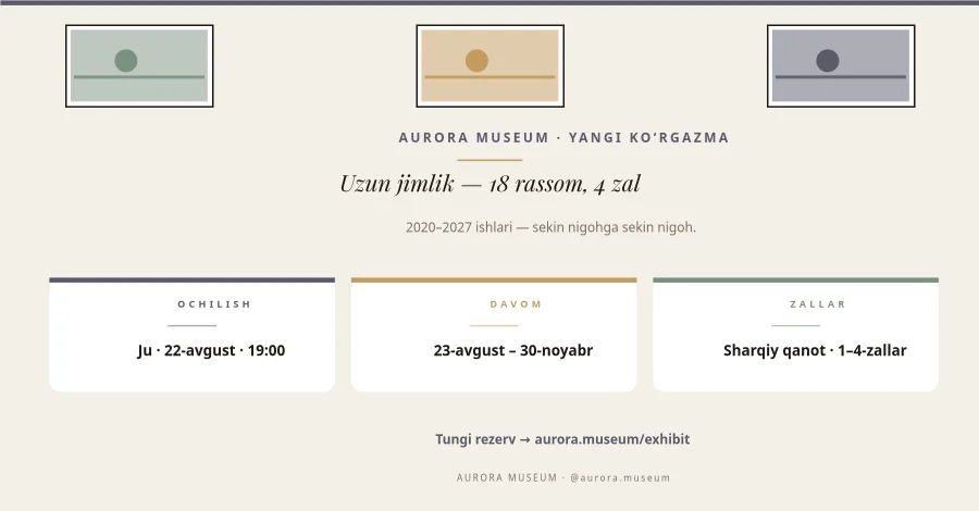 MUZEY KO‘RGAZMASI — Ochilish