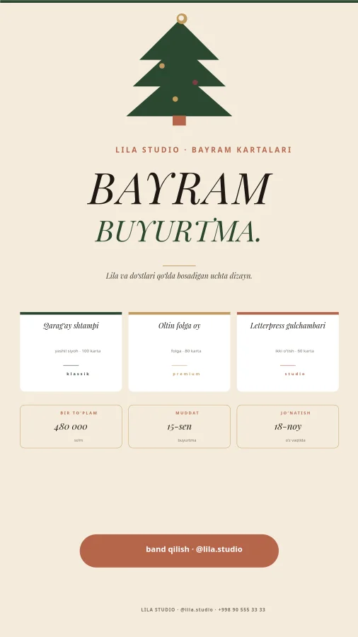 BAYRAM KARTALARI — Oldindan Buyurtma