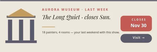 MUSEUM — Last Week Reminder