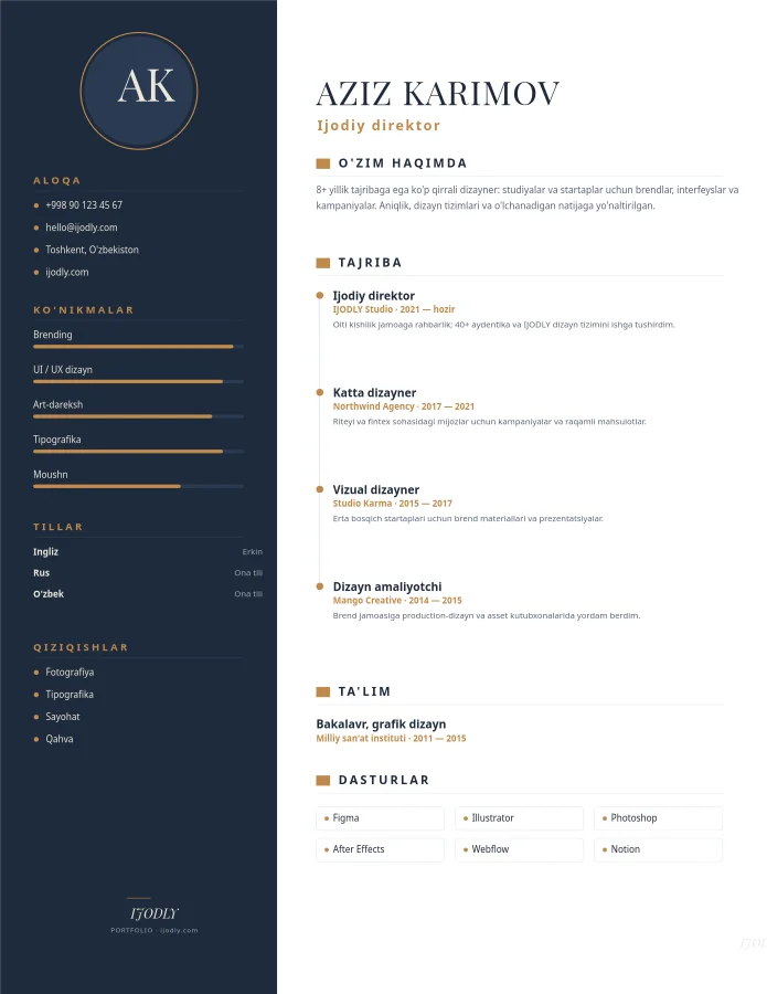 Professional Resume