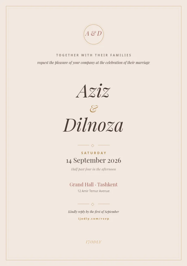 Wedding Invitation