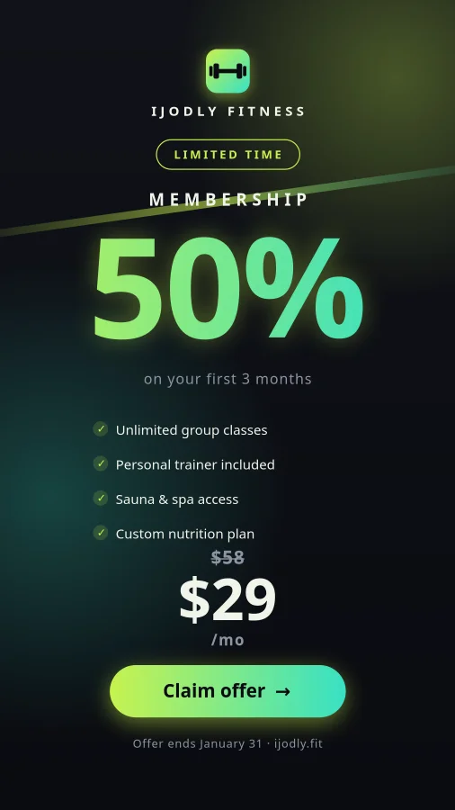 Offerta palestra