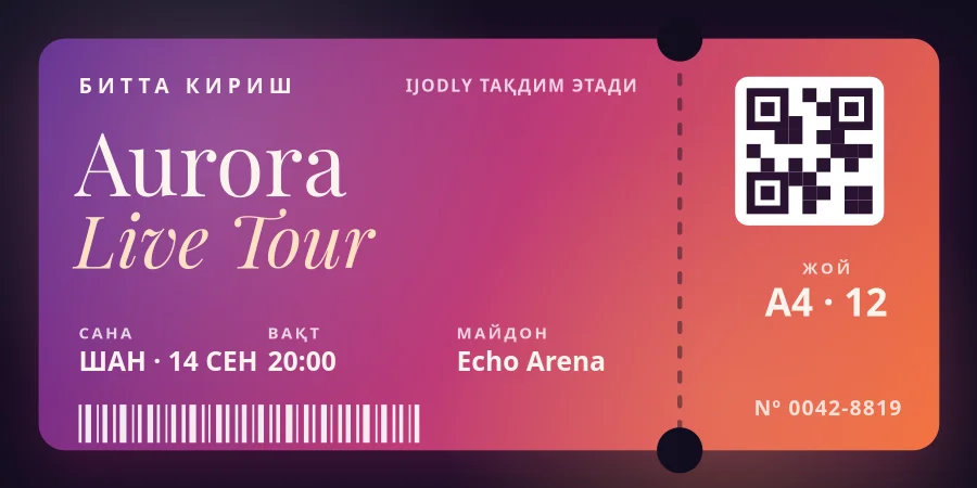 Event Ticket