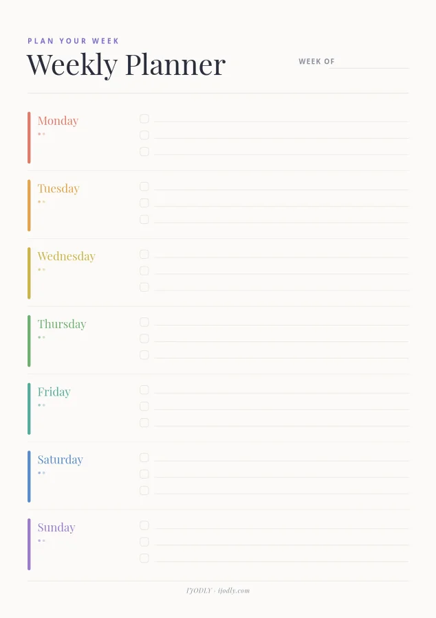 Weekly Planner