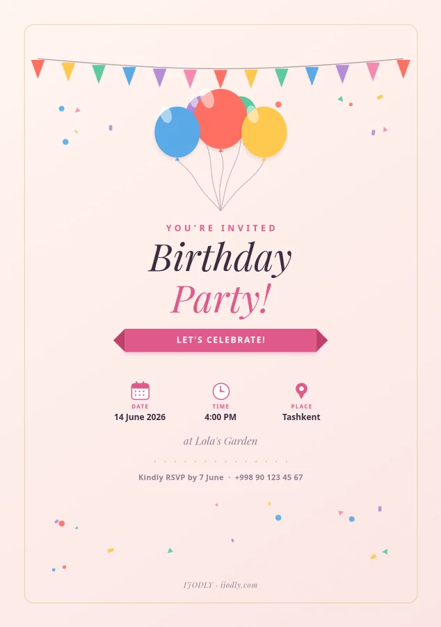 Birthday Invitation