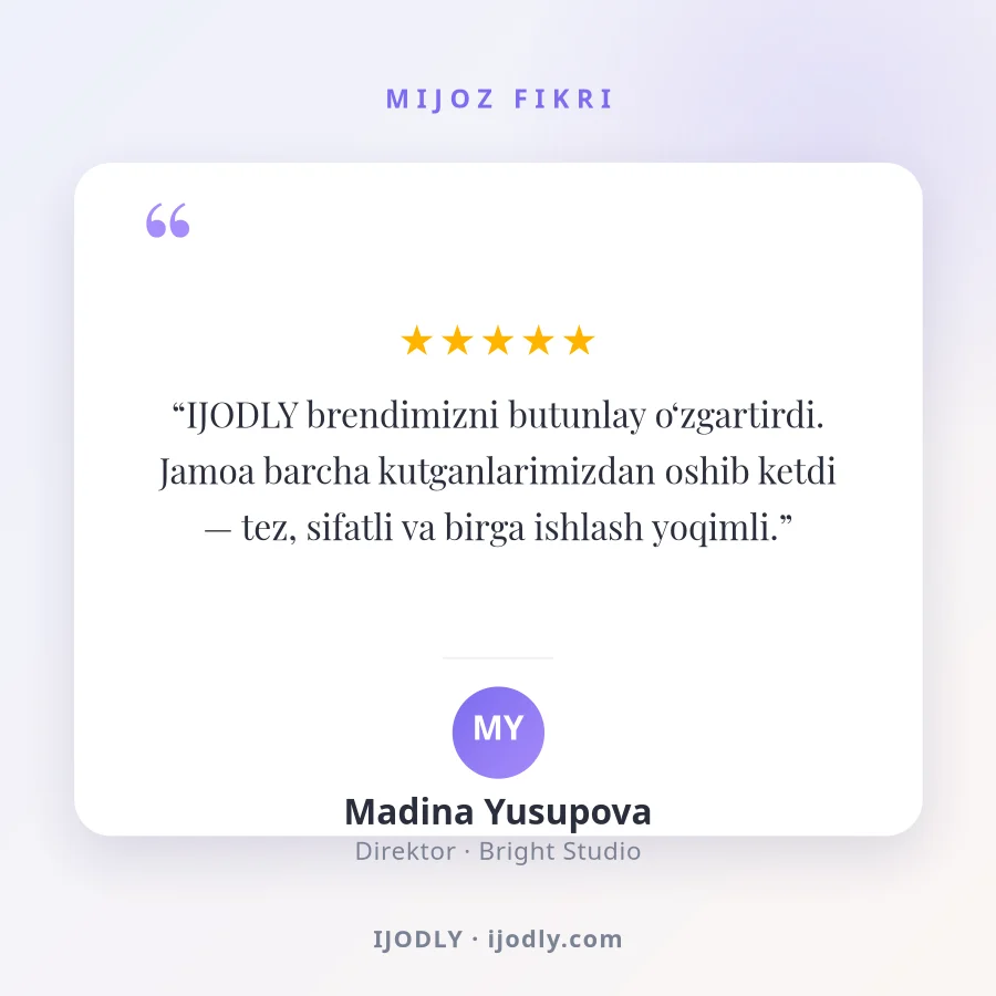 Client Testimonial