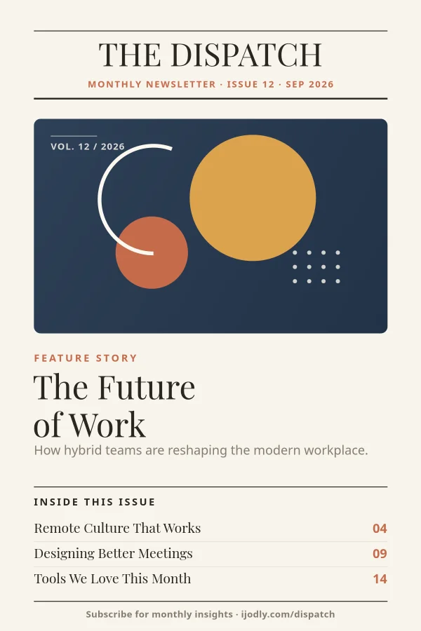 Newsletter Cover