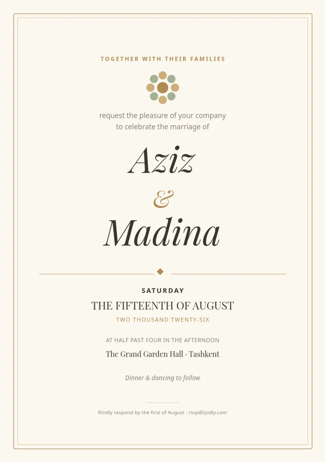 Wedding Invitation