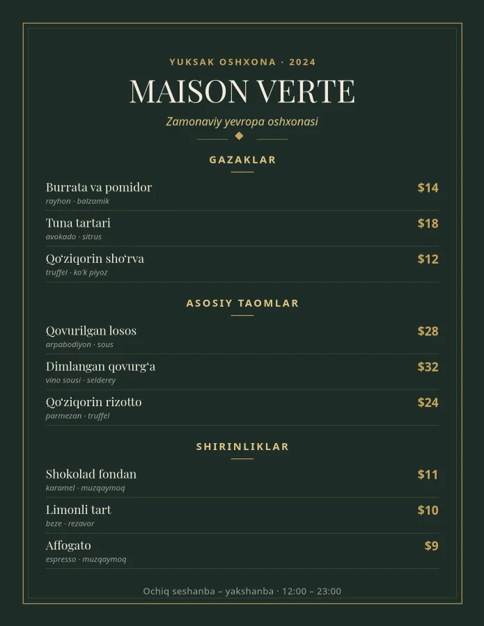 Maison Verte