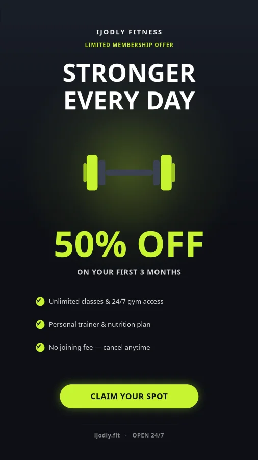 Fitness Offer