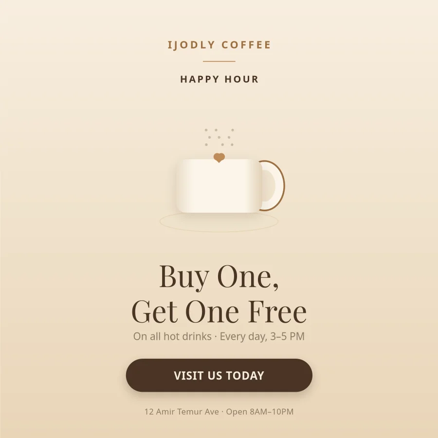 Coffee Promo