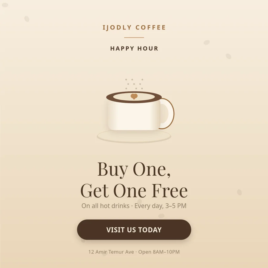 Coffee Promo
