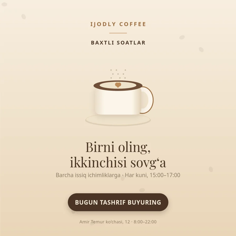 Coffee Promo