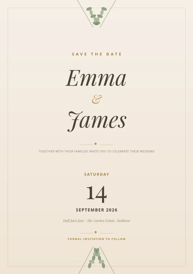 Save the Date