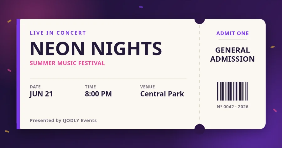 Event Ticket