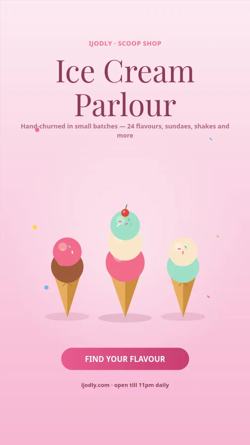 IJODLY · Ice Cream Parlour