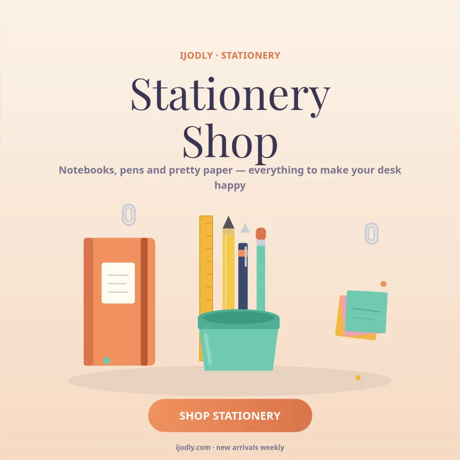 IJODLY · Stationery Shop