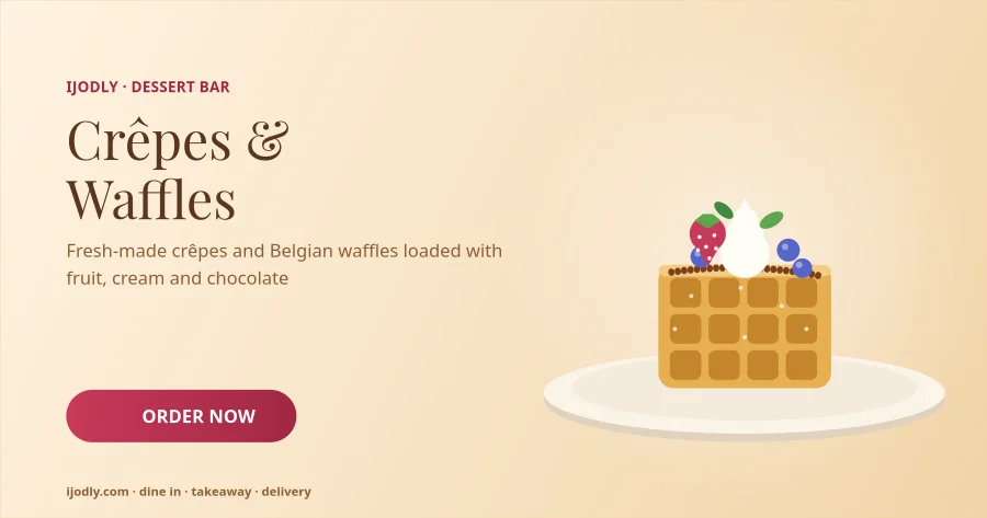 IJODLY · Crêpes & Waffles