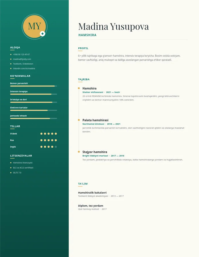 Nurse Resume
