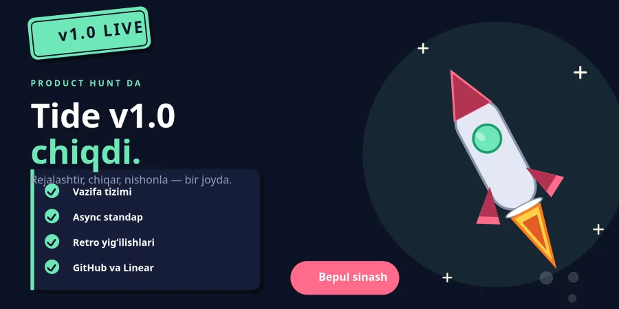 Startup Launch Tweet