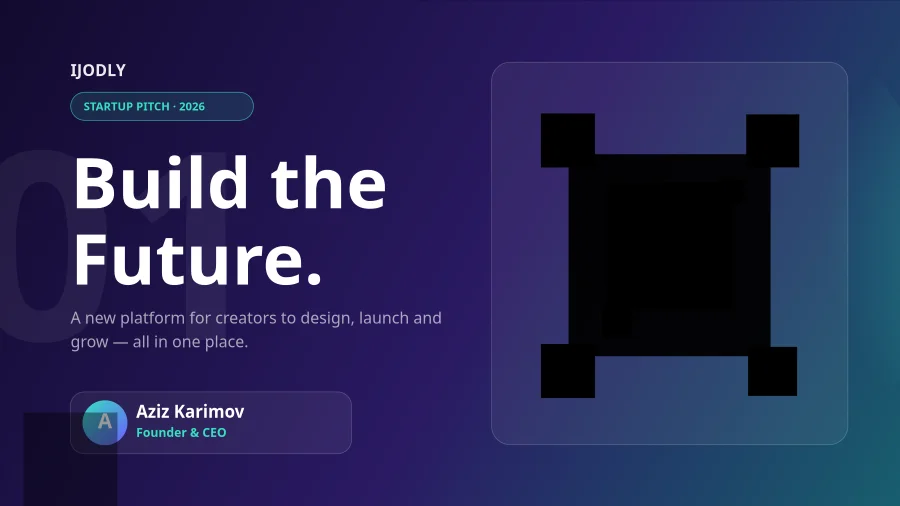 Startup Pitch Deck