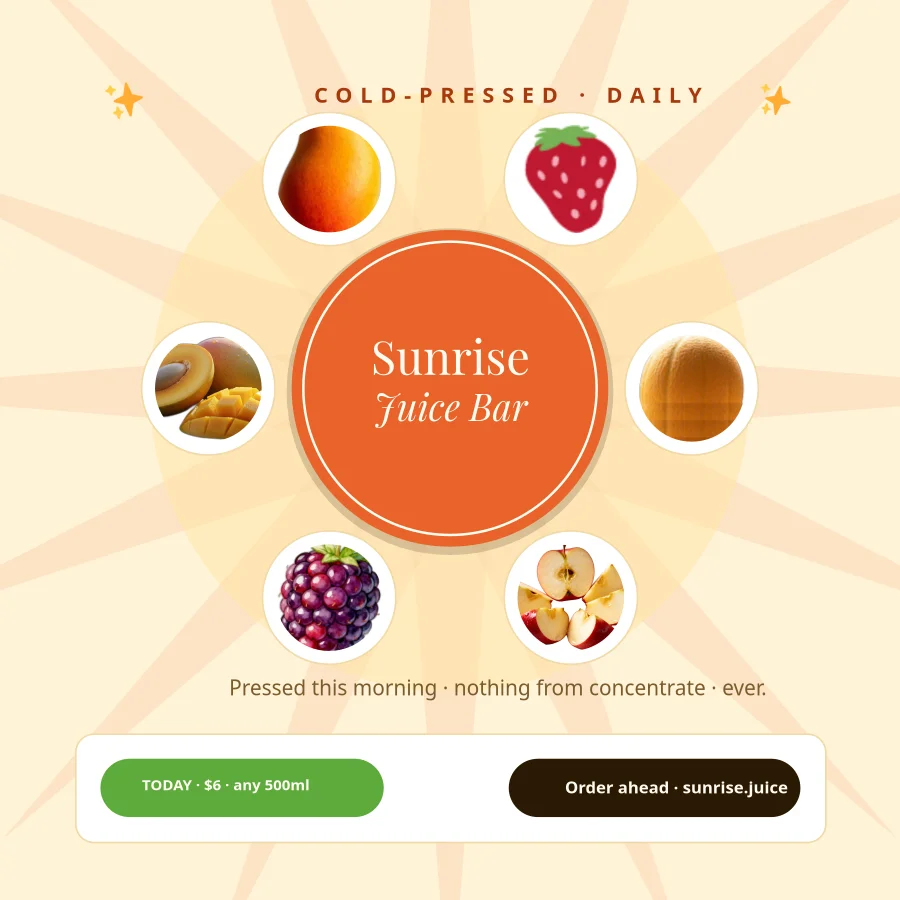 Cold-Pressed Juice Bar