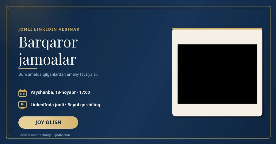 LinkedIn Live Webinar