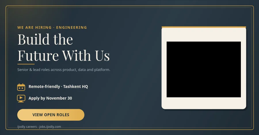 We Are Hiring