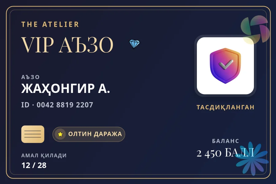 VIP Member Card