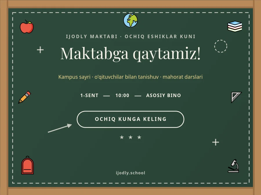Back to School Day