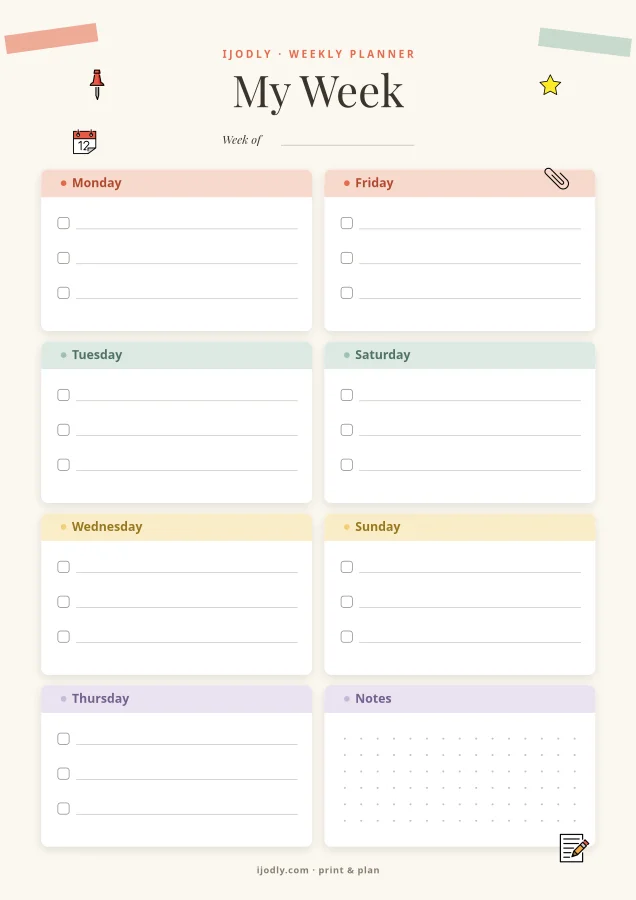 Weekly Planner