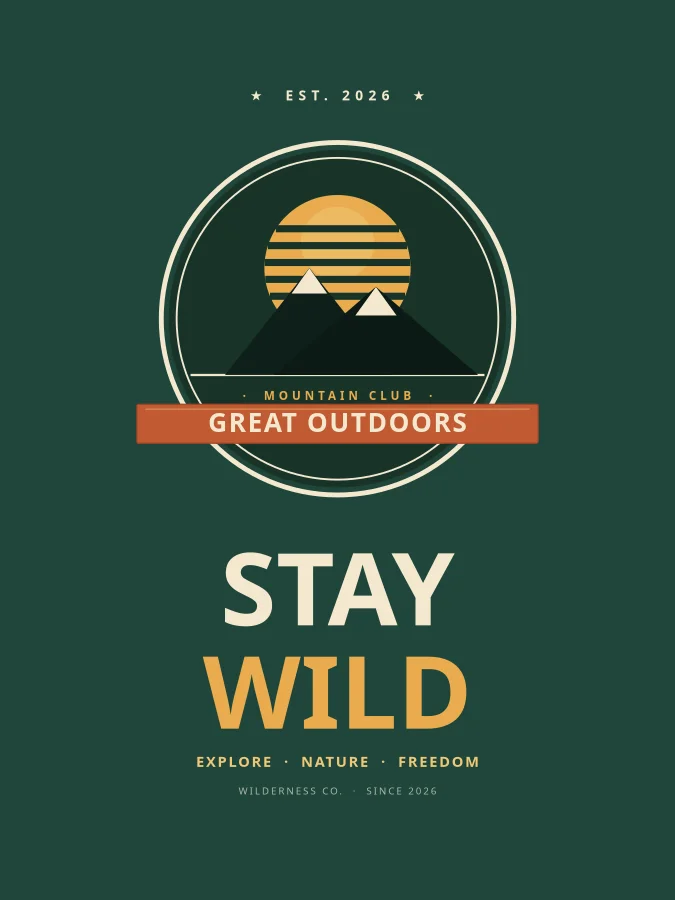 IJODLY · Stay Wild Tee